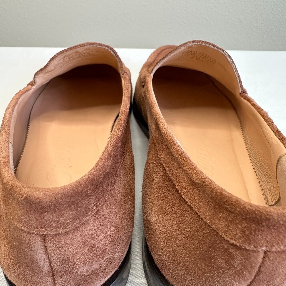 J. Crew Winona Caramel Suede Loafers - Picture 11 of 13